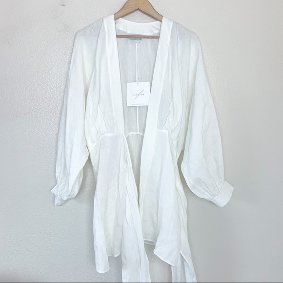 NWT Pieces of White Peony Dress - Picture 4 of 7